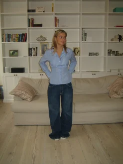 Samara jeans - Mørkeblå denim