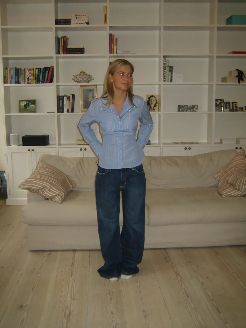 Samara jeans - Mørkeblå denim