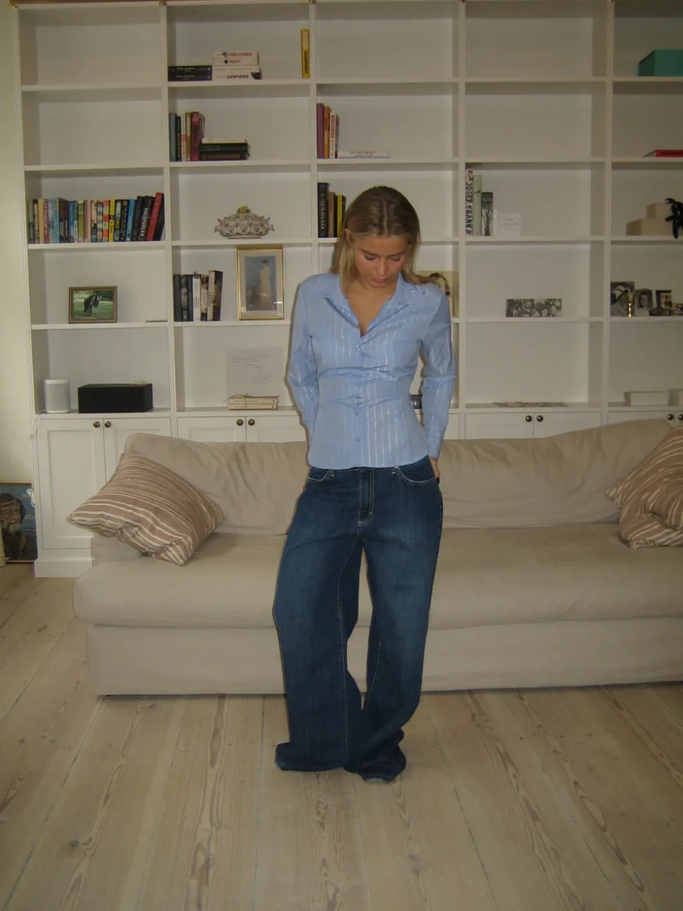 Samara jeans - Mørkeblå denim