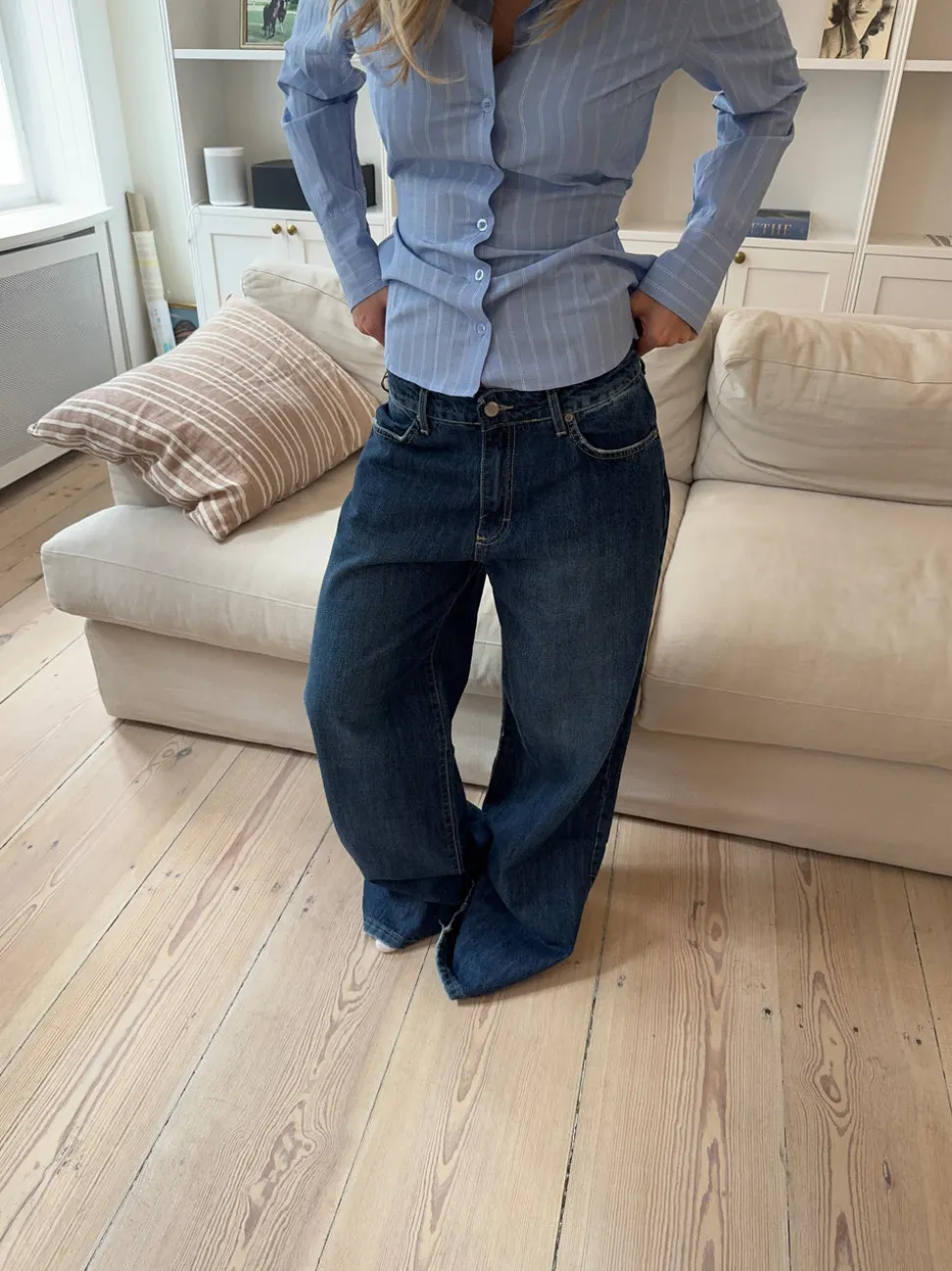 Samara jeans - Mørkeblå denim