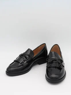 Samia loafers med detaljer - Sort
