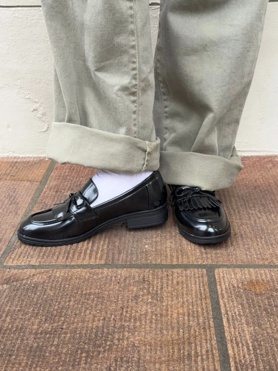 Samia loafers med detaljer - Sort