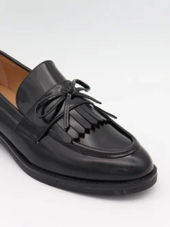 Samia loafers med detaljer - Sort