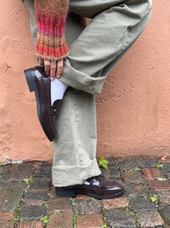 Samia loafers med detaljer - Brun
