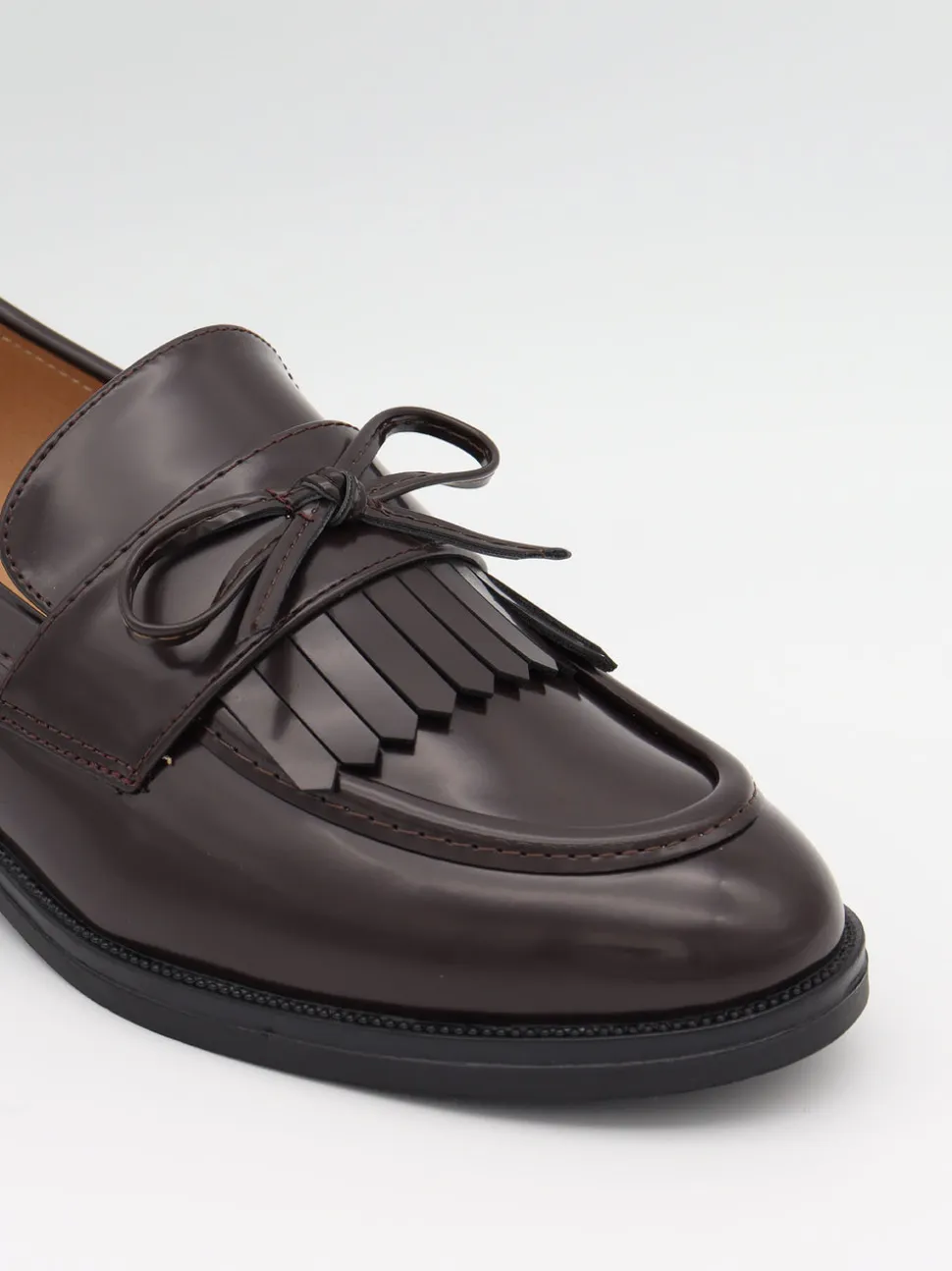 Samia loafers med detaljer - Brun