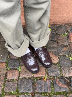Samia loafers med detaljer - Brun