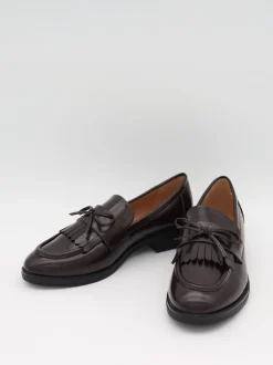 Samia loafers med detaljer - Brun