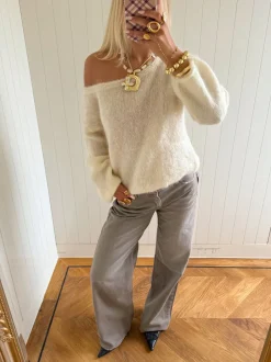 Scandivv fluffy strik - Off white