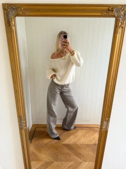 Scandivv fluffy strik - Off white