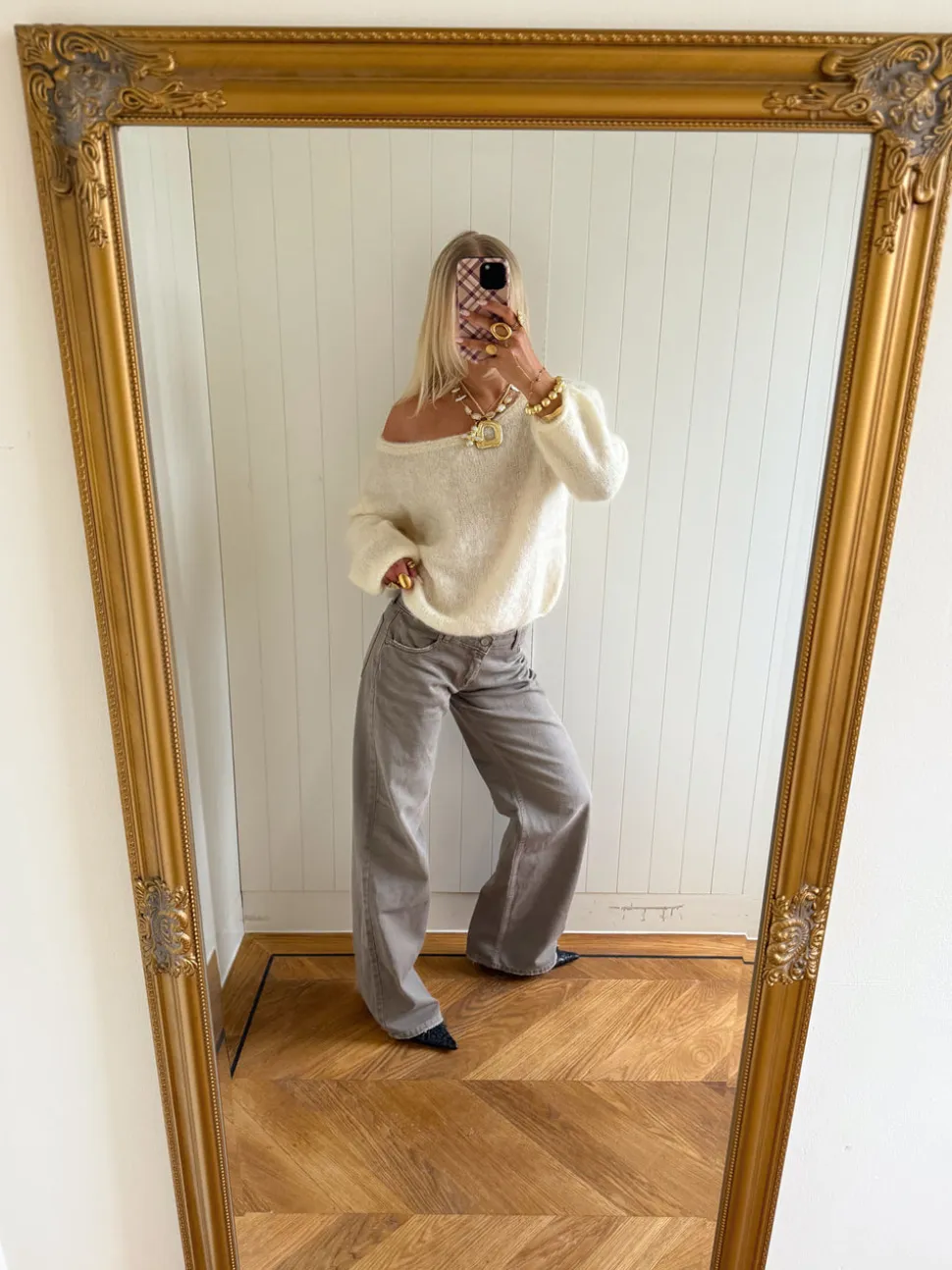 Scandivv fluffy strik - Off white