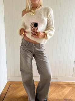 Scandivv fluffy strik - Off white