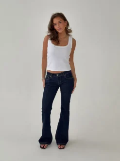 Senia bootcut jeans - Mørkeblå