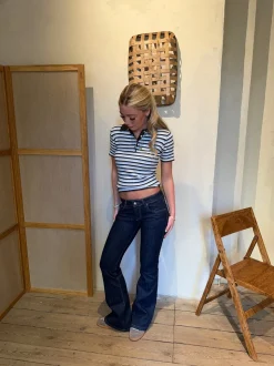 Senia bootcut jeans - Mørkeblå