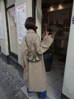 Shanghai håndtaske - Grøn/guld