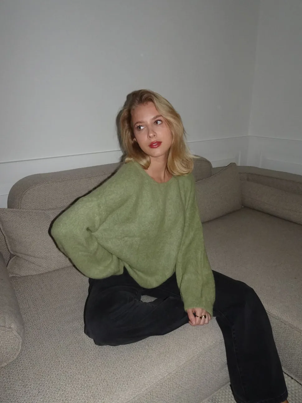 Sierra striktrøje - Kaki