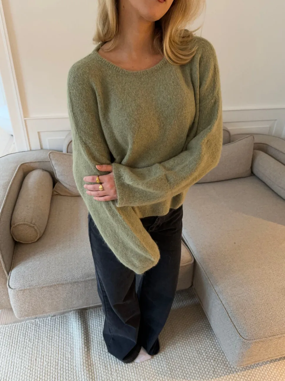 Sierra striktrøje - Kaki