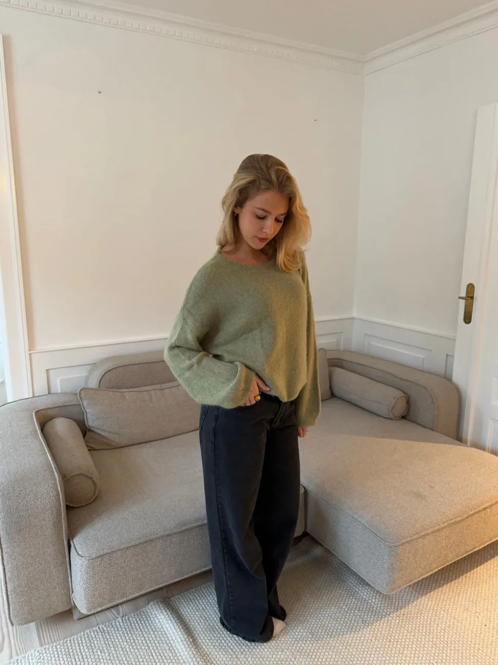 Sierra striktrøje - Kaki