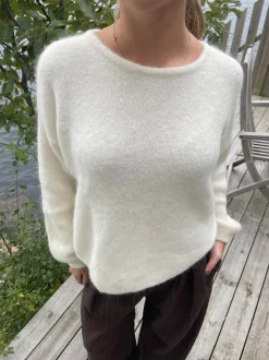 Sierra striktrøje - Off-white
