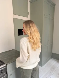 Sierra striktrøje - Off-white