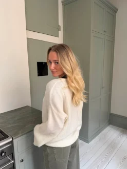 Sierra striktrøje - Off-white