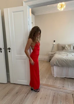 Sirena maxikjole - Rød