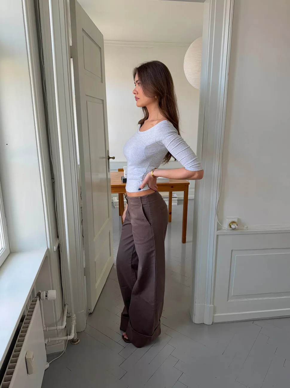 Siv jeans - Brun