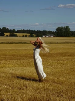 Solia hørkjole - Hvid