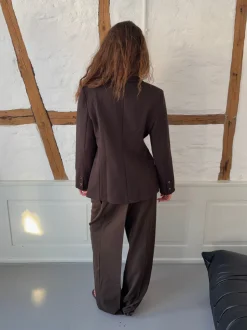 Sonija oversized blazer - Brun