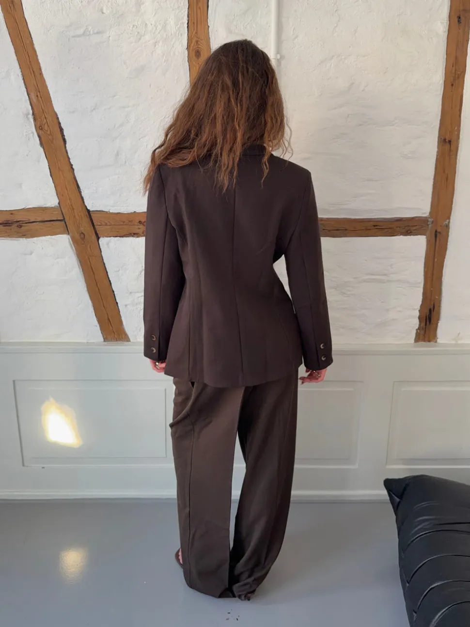 Sonija oversized blazer - Brun