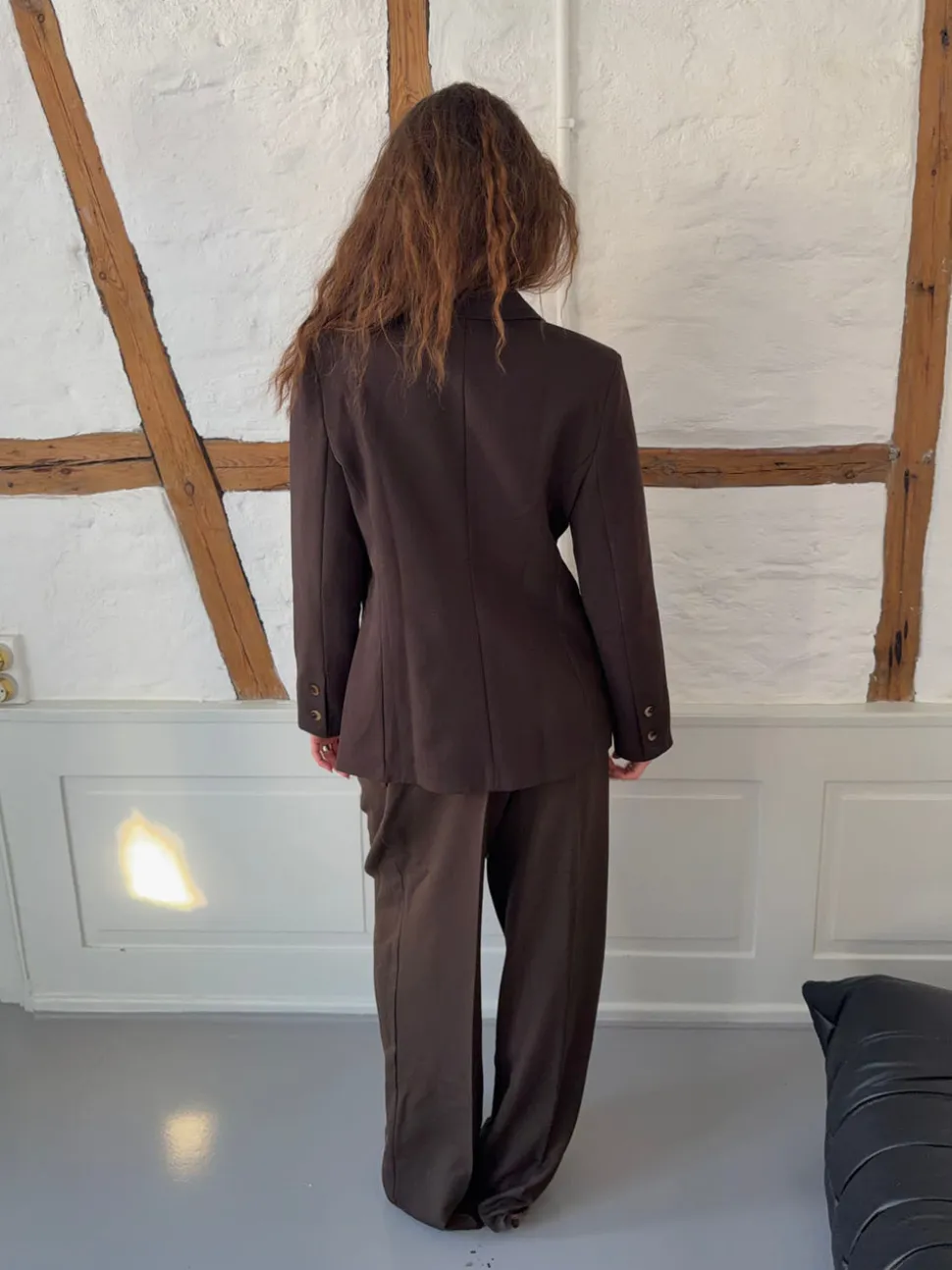 Sonija oversized blazer - Brun