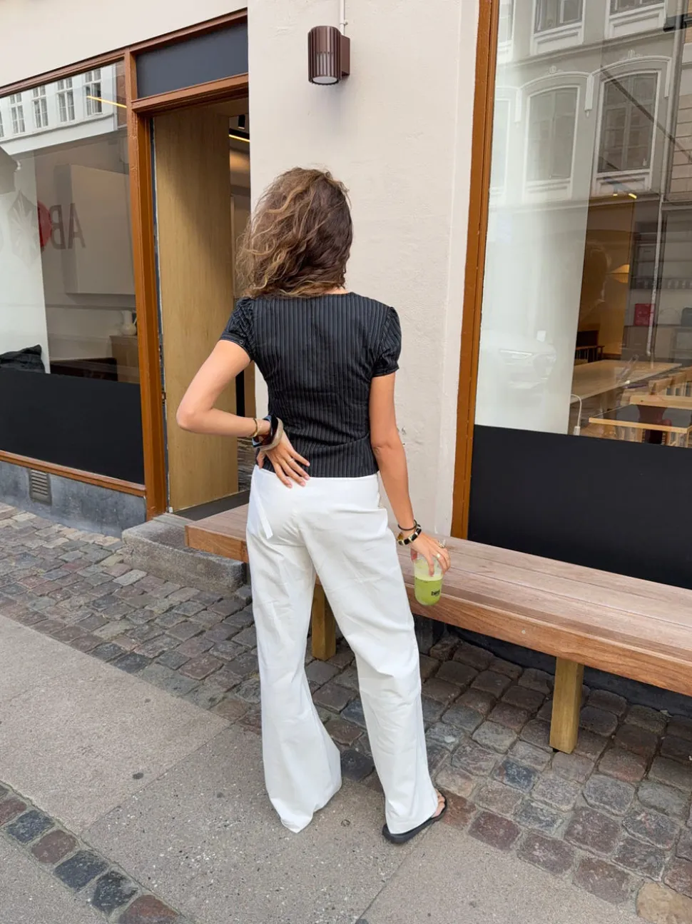 Sussa bukser med detaljer - Hvid