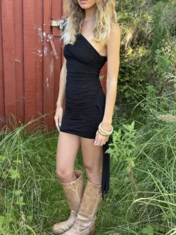 Tara minikjole - Sort