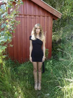 Tara minikjole - Sort