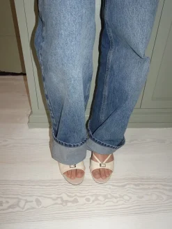 Teleo minihæle med spændedetalje - Beige
