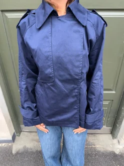 Tenny kort trenchcoat - Navy