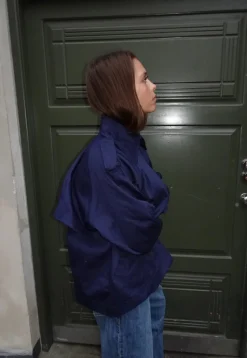 Tenny kort trenchcoat - Navy