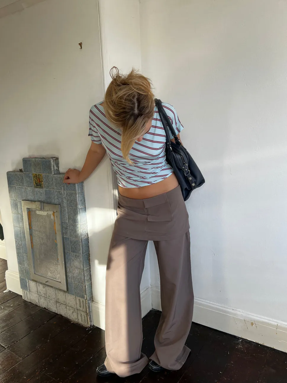 Thealine bukser med nederdel - Taupe