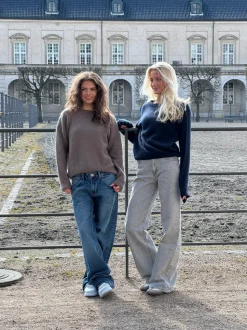 Ulrikke striktrøje - Brun