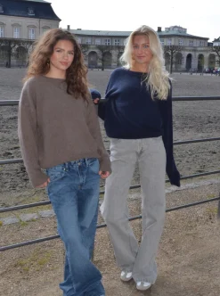 Ulrikke striktrøje - Brun