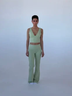 Ultimate v-neck top - Matcha