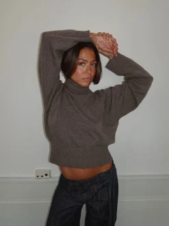 Vivina turtleneck - Brun