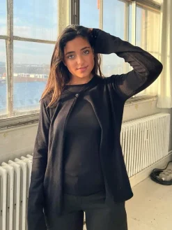 Xenia cardigan - Sort