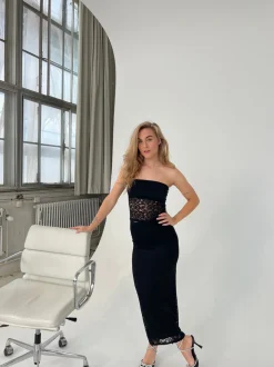 Zera tubetop i blonde - Sort