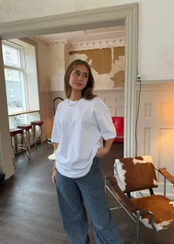 Zinnia oversized t-shirt - Hvid